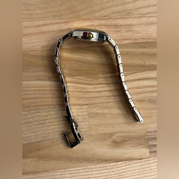 Anne Klein Ladies Watch Two Tone Gold Tone Quartz Silver Dial - Picture 8 of 9